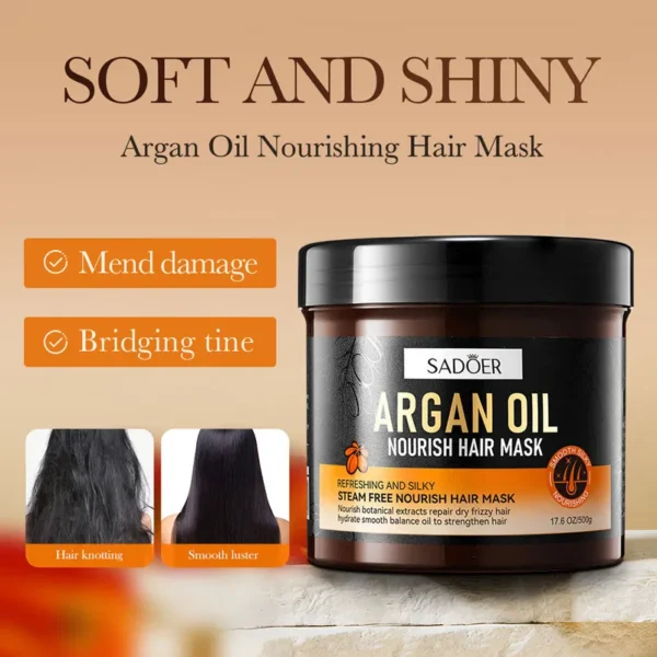 SADOER ARGAN OIL NOURISH MASK 500g - Image 2