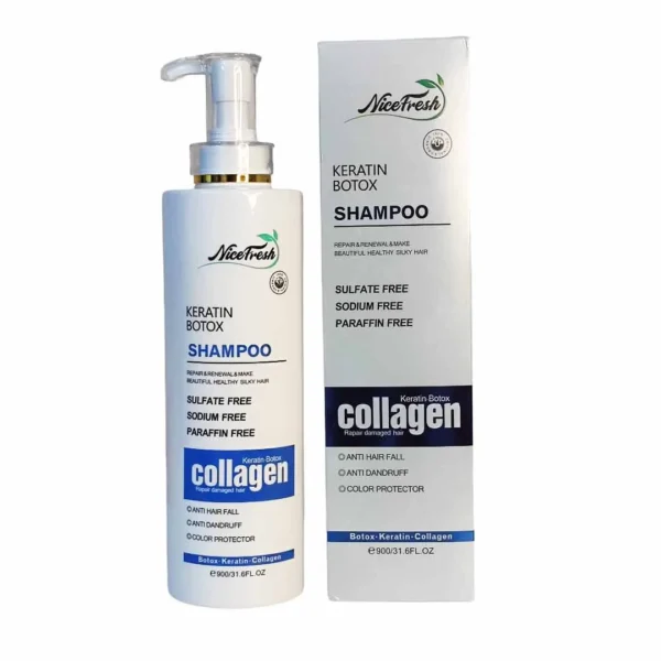 NICE FRESH Italian Collagen Repair damaged hair Shampoo