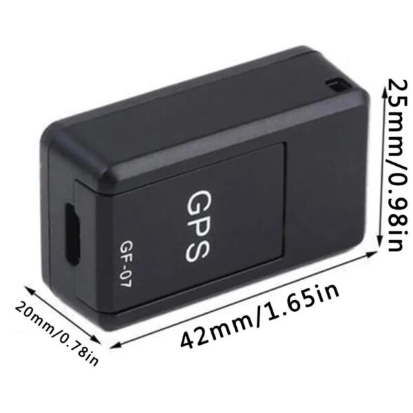 GF07 Mini Smart GPS Real-Time Tracking Locator Black - Image 5