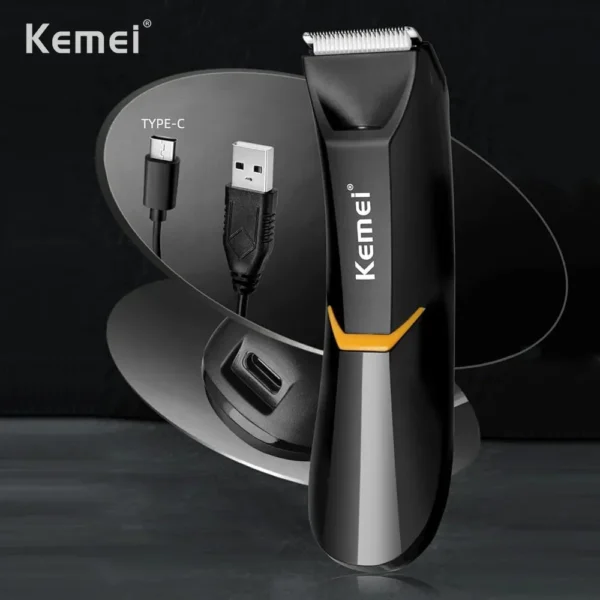 Kemei Body Hair Trimmer, Electric Full Body Shaver, Groomer - Image 6