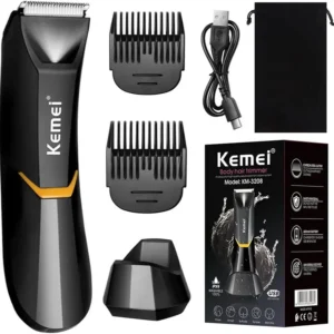 Kemei Body Hair Trimmer, Electric Full Body Shaver, Groomer