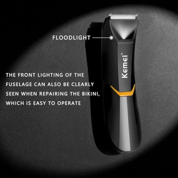 Kemei Body Hair Trimmer, Electric Full Body Shaver, Groomer - Image 5